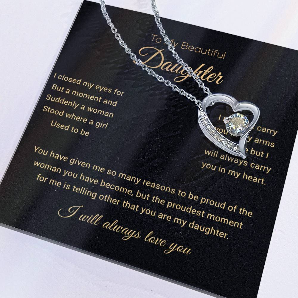 To My Daughter Necklace, Daughter Gift from Dad, Mom, Daughter Birthday Gift, Christmas Gift for Her 29_11