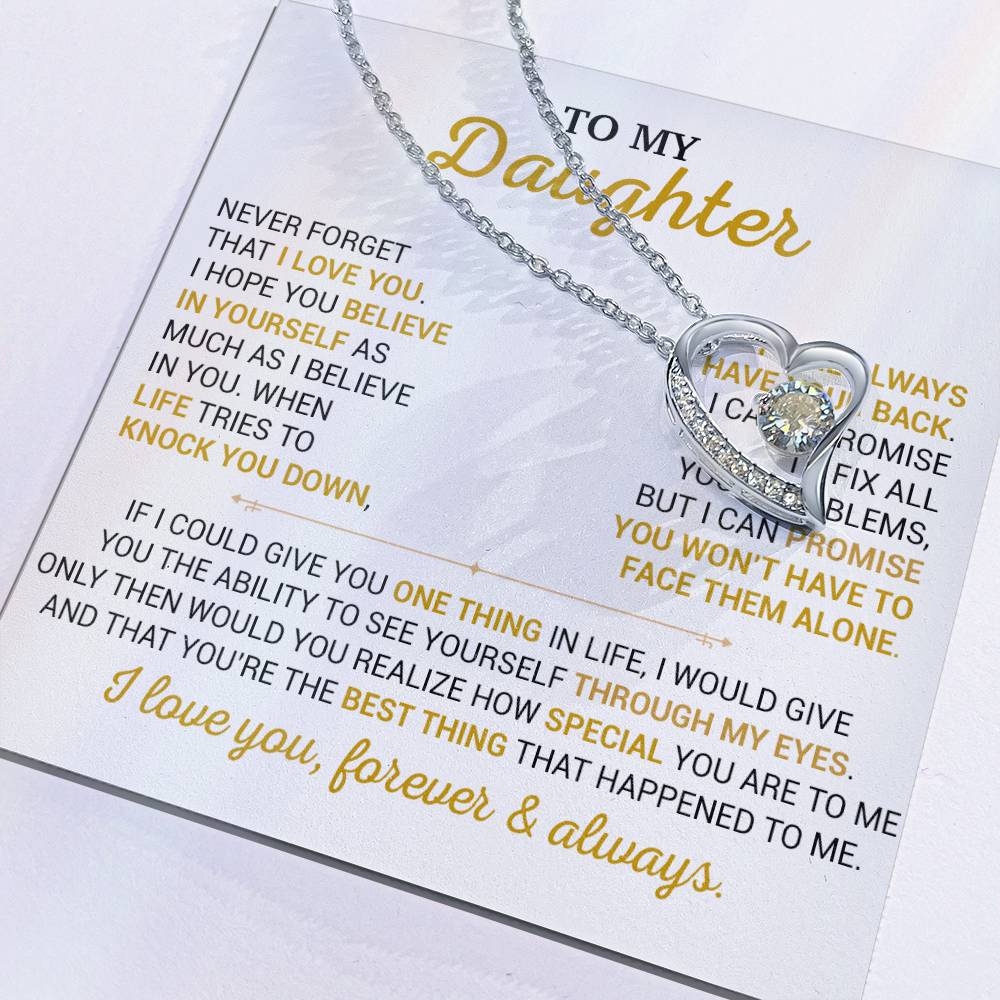 To My Daughter Necklace, Gift for Daughter from Dad,Daughter Father Necklace 10_9