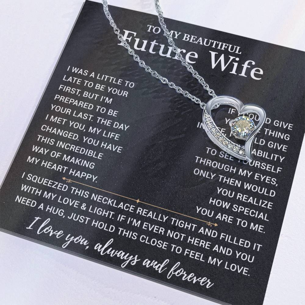 To My Beautiful Future Wife Necklace, Anniversary Birthday Christmas Gift for Her 10_11