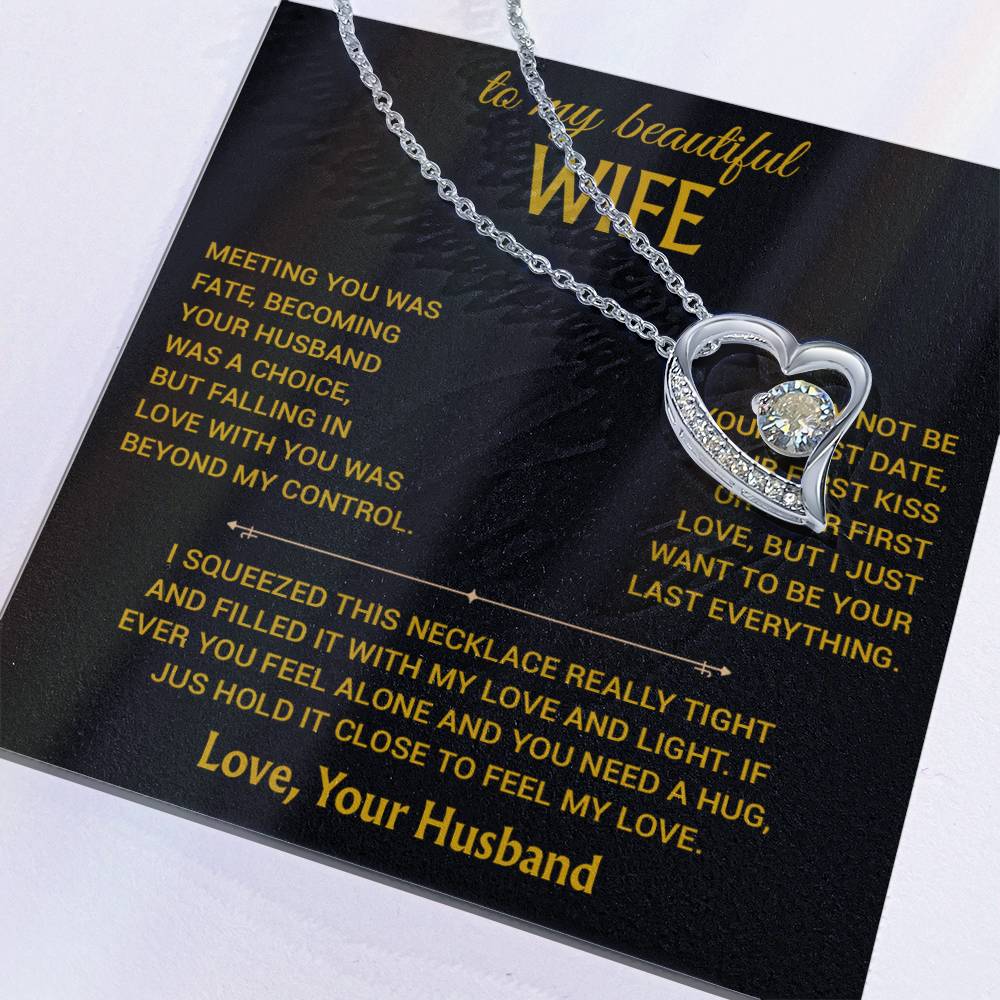 To My Wife Necklace, Christmas Gifts For Women, Anniversary Gift For Wife 13_12