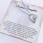 To My Badass Daughter Necklace From Mom, Badass Daughter Gift,  Badass Daughter Necklace