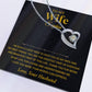 Custom To My Wife Necklace , Anniversary Gift Wife , Valentines Gift for Wife, Christmas Gifts