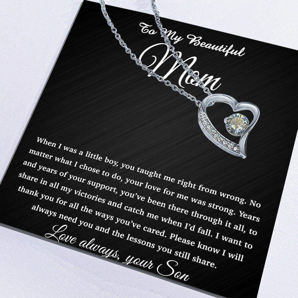 To My Mom Necklace, Gift For Mom From Daughter, Mother's Day Gifts 26_4