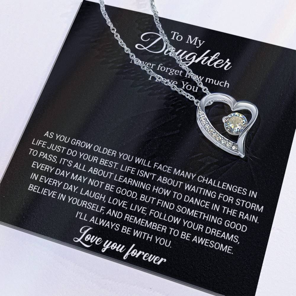 To My Daughter Necklace, Daughter Mother Necklace, Daughter Gift From Mom 9_12