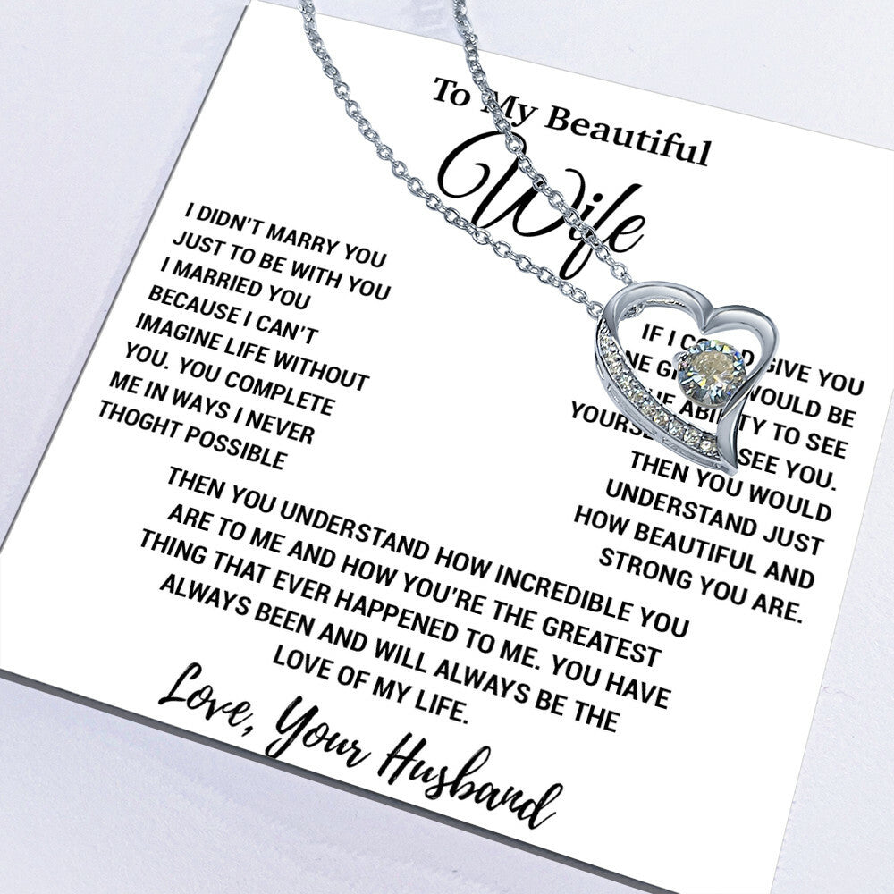 To My Wife Necklace, Christmas Gifts For Women, Anniversary Gift For Wife 8_11