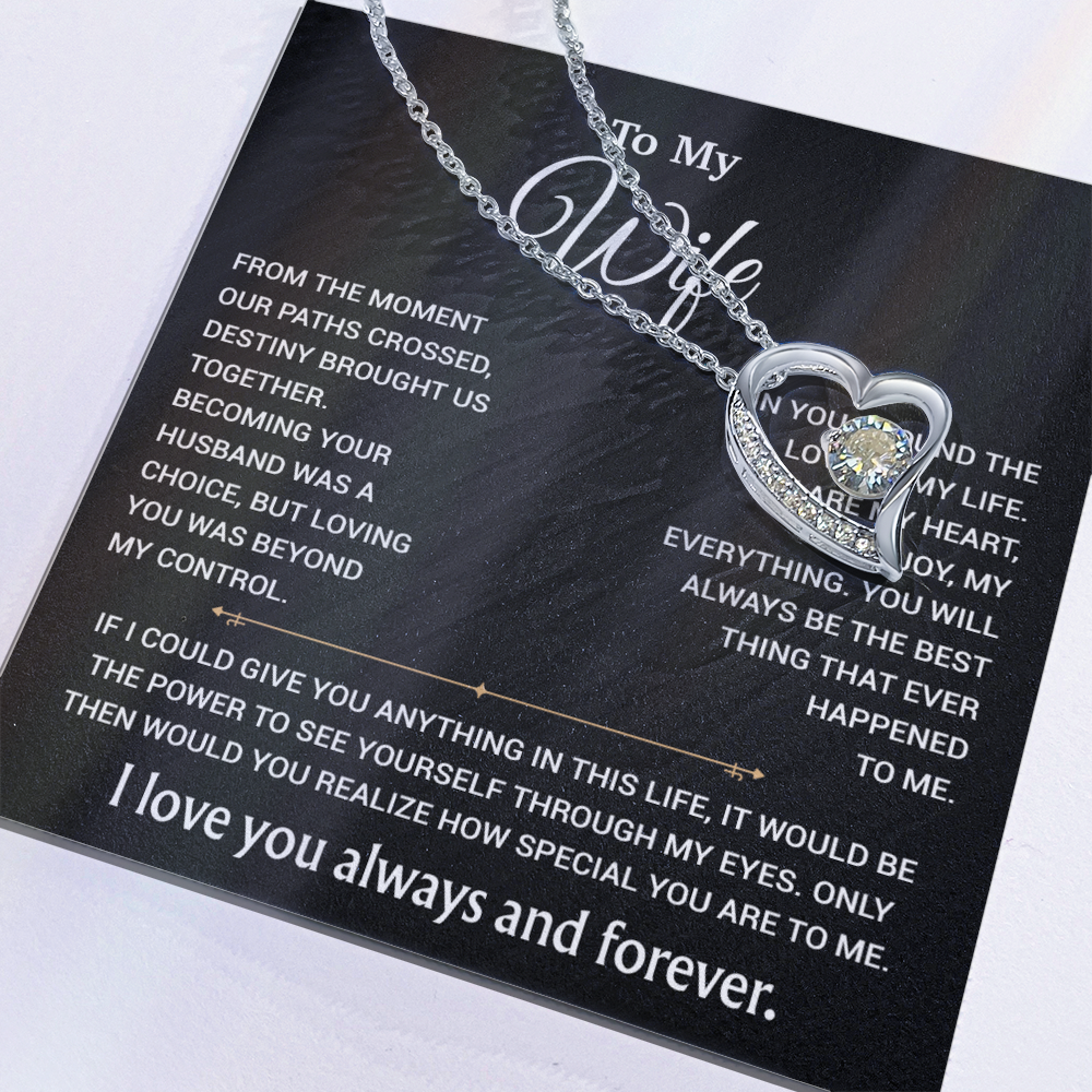 To My Wife Necklace, Christmas Gifts For Women, Anniversary Gift For Wife 25_2