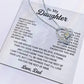 To My Daughter Necklace, Daughter Father Necklace, Daughter Gift From Dad 20_8_White