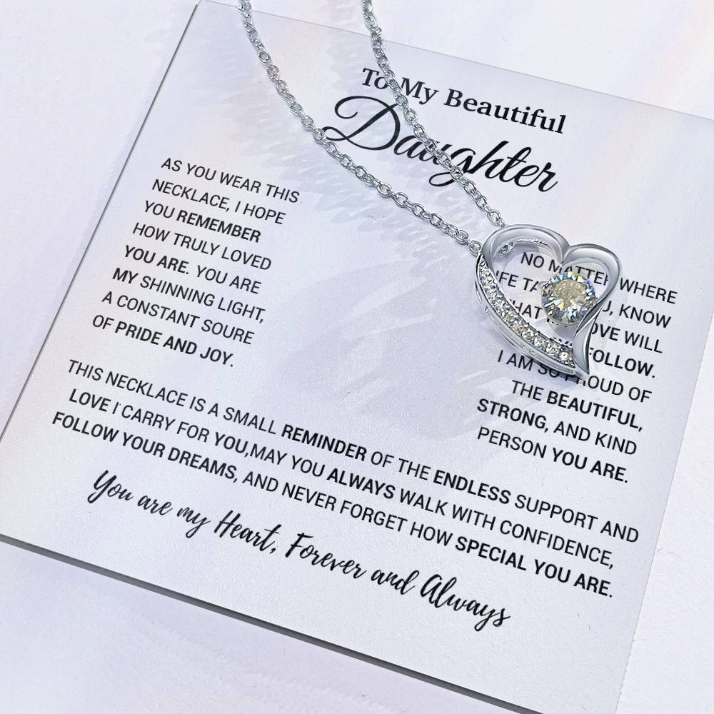 To My Daughter Necklace, Daughter Father Necklace, Daughter Gift From Dad 4_9_2024