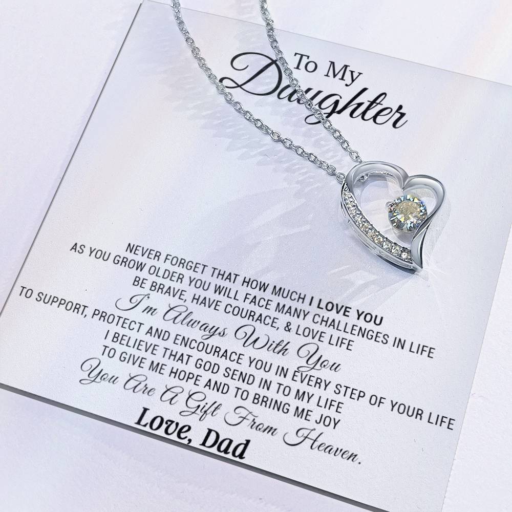 To My Daughter Necklace, Daughter Father Necklace, Daughter Gift from Dad 21_11
