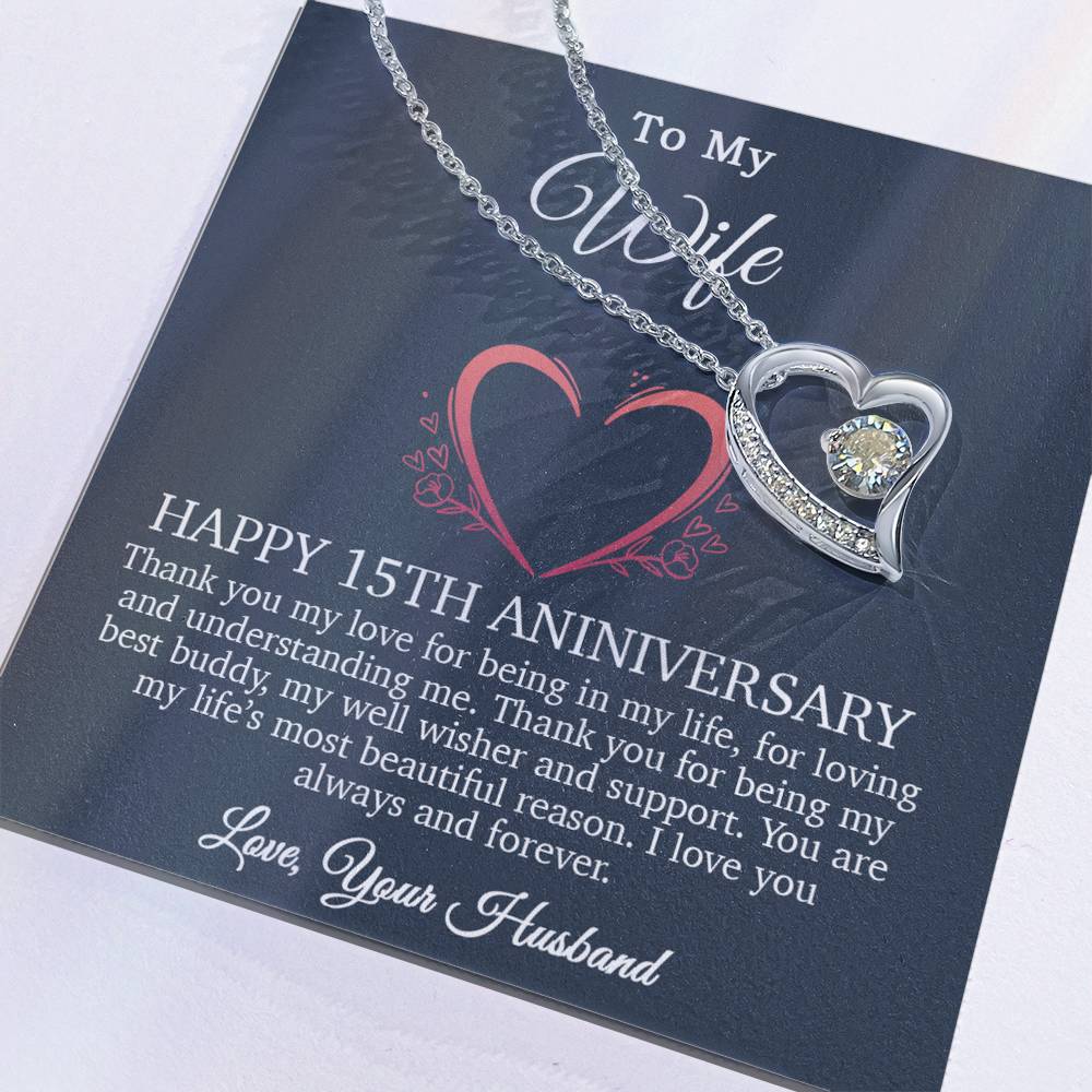 15th Anniversary Gift For Wife, 15 Year Anniversary Gifts, 15th Wedding Anniversary Gift Ideas_Blue