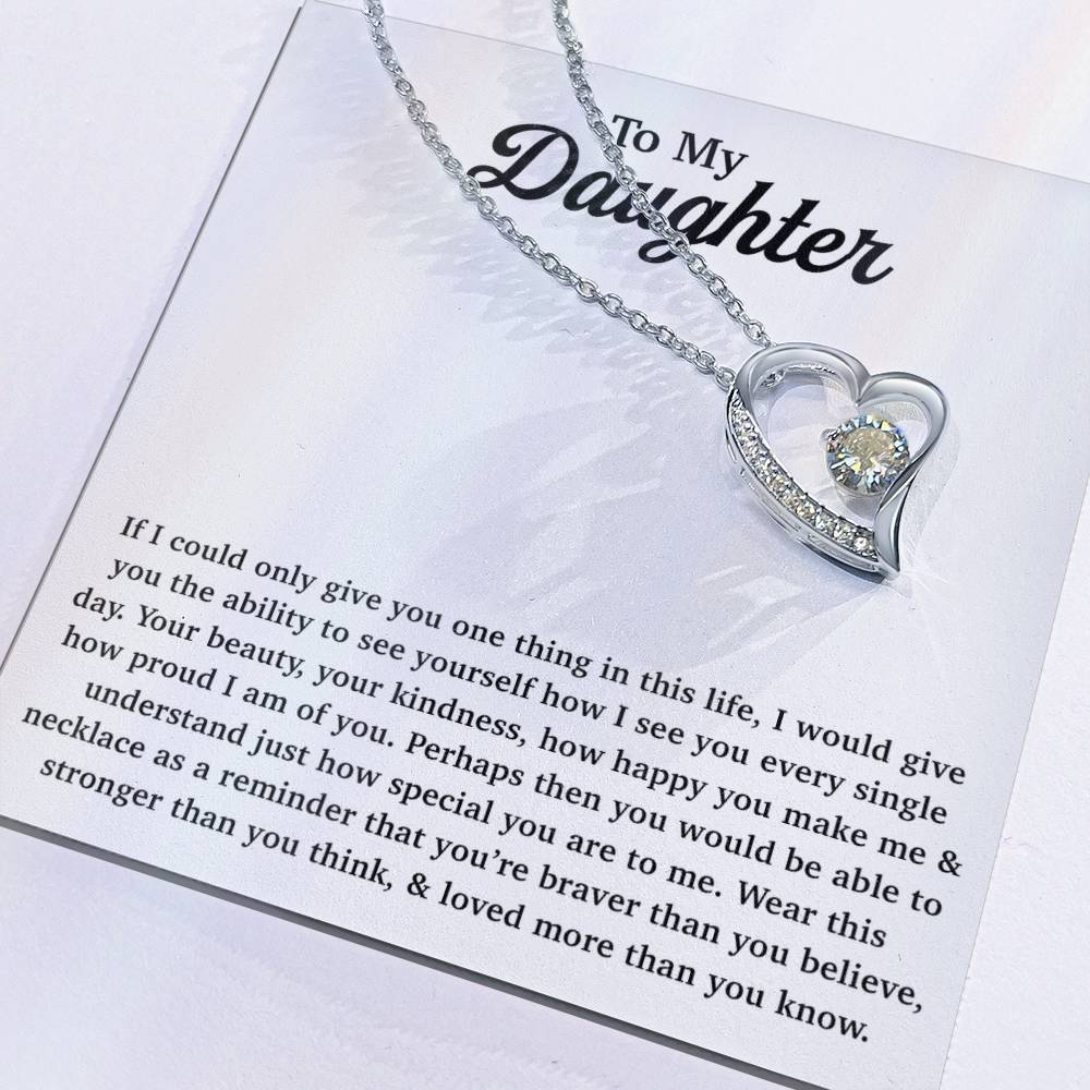To My Daughter Necklace Gift From Dad, Daughter Gift, Father Daughter Necklace 22_11