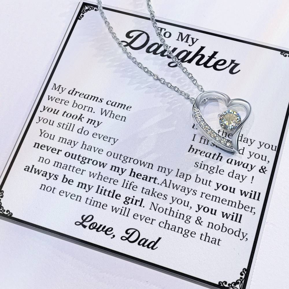 To My Daughter Necklace, Daughter Father Necklace, Daughter Gift From Dad 16_11