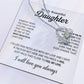 Daughter Necklace, Gift For Daughter, Daughter Birthday Gift, To My Daughter