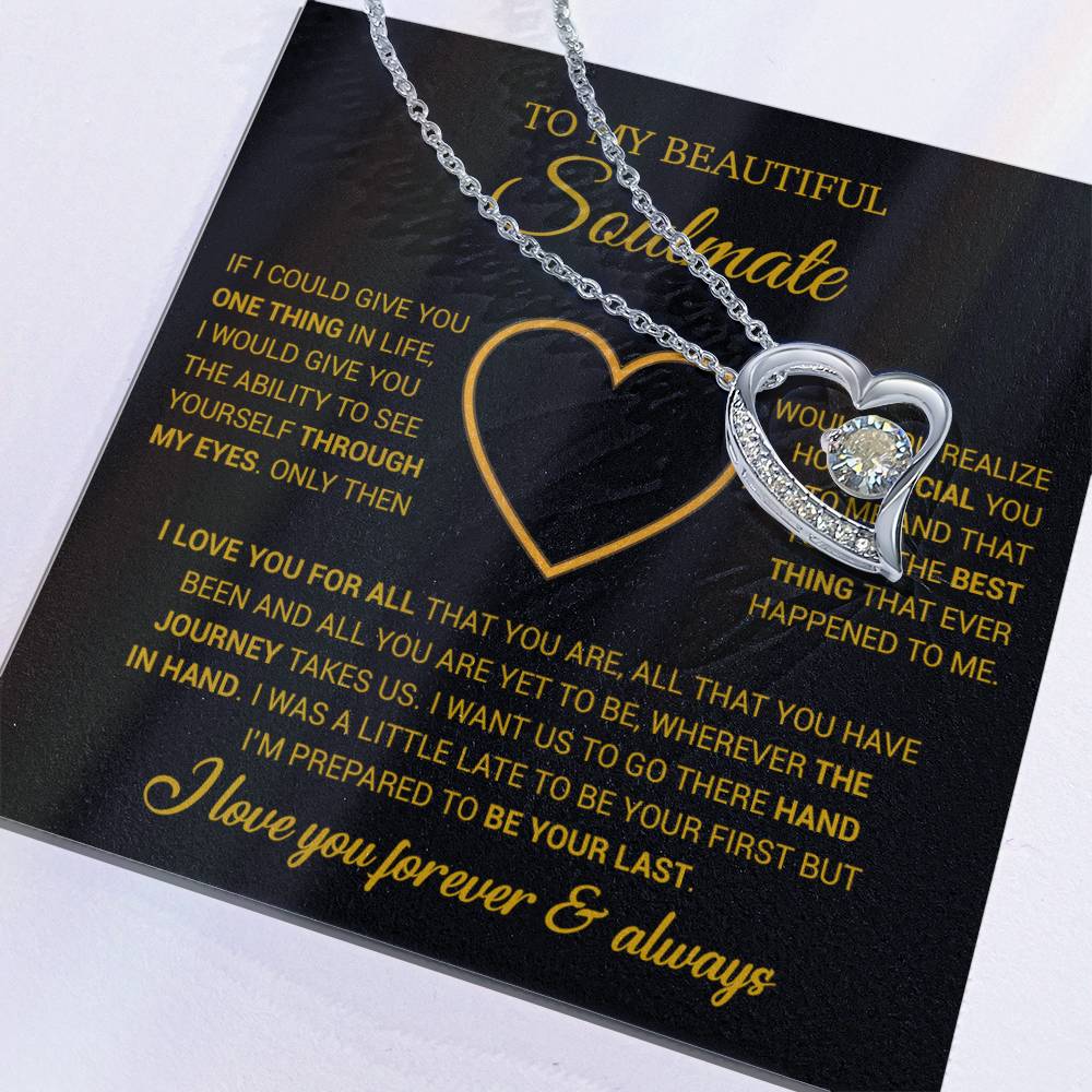 To My Soulmate Necklace, Gift For Wife From Husband, Valentiens Gift 22_12