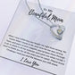 To My Beautiful Mom Necklace Mom Birthday Gift Mother's Day Gift Necklace For Mom From Son