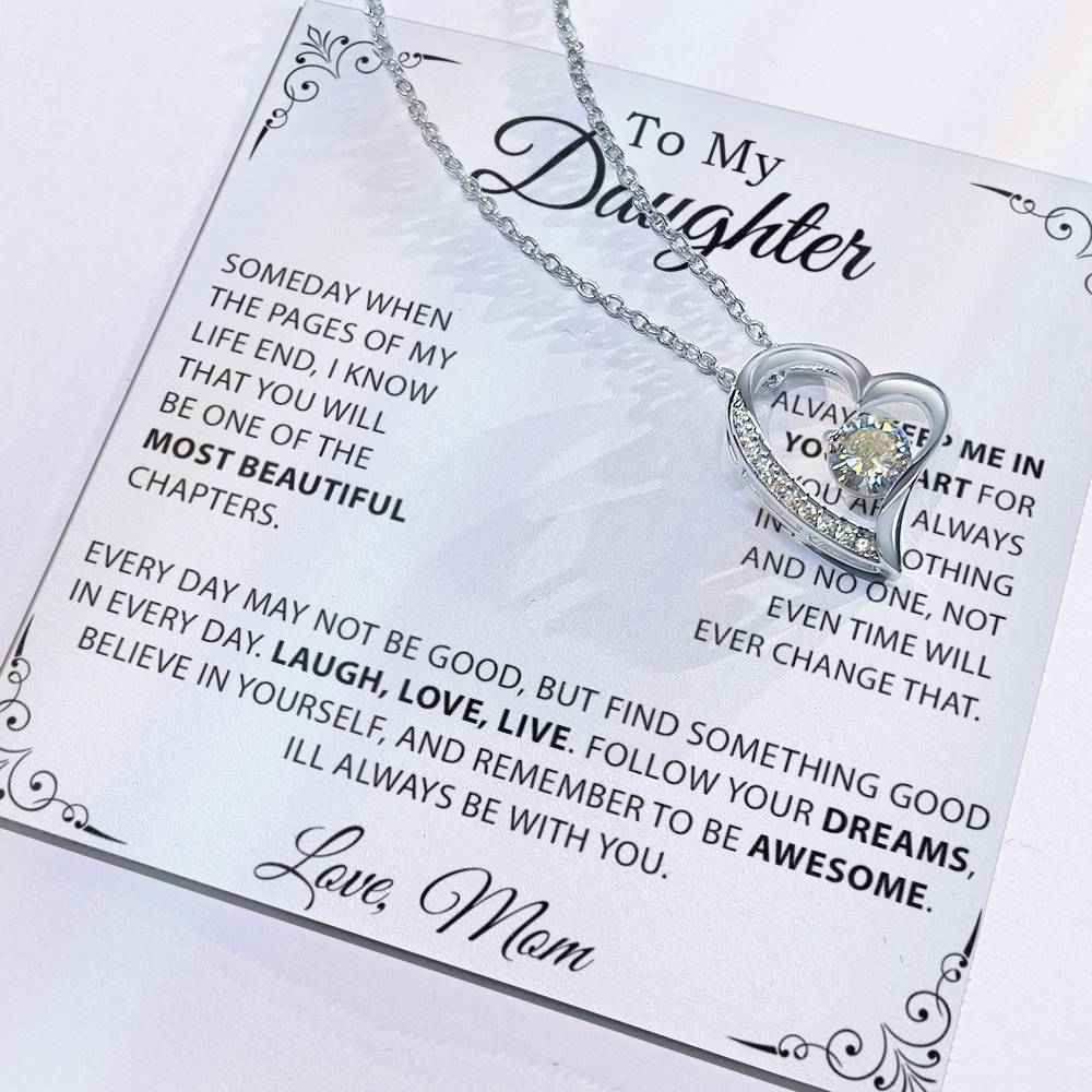 To My Daughter Necklace, Gift for Daughter from Mom, Mother Daughter Necklace 20_10