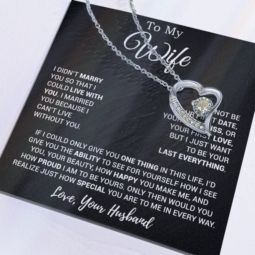 To My Wife Necklace, Gift For Wife, Anniversary Gift For Wife, Necklace For Wife 27_3