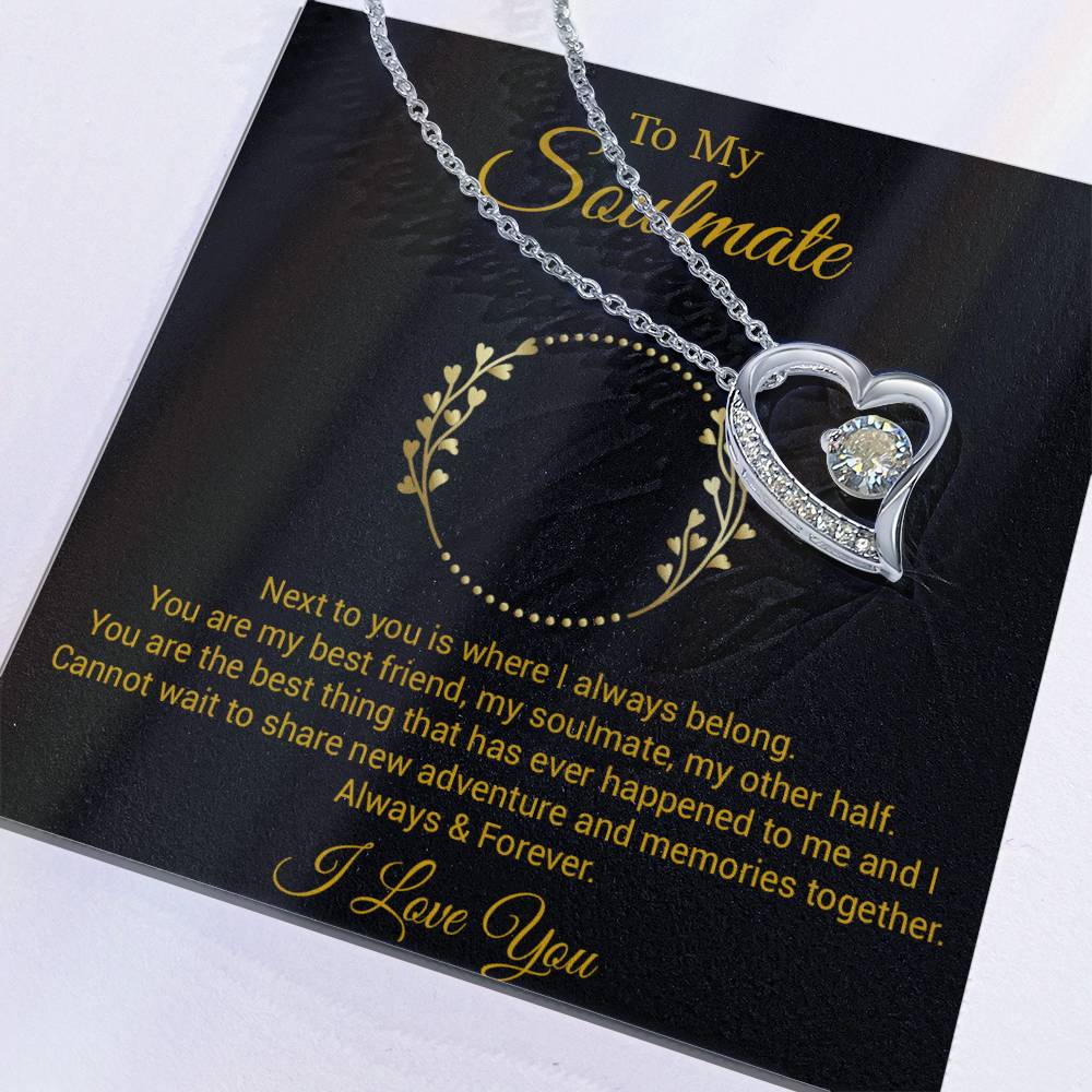 To My Soulmate Necklace, Gift For Soulmate, Anniversary Gift, Christmas Gift 23_11