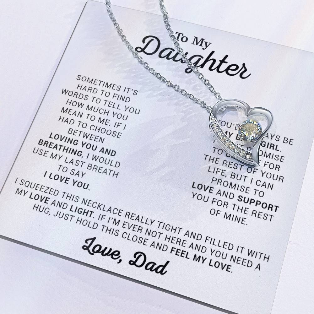 To My Daughter Necklace, Daughter Necklace, Gift For Daughter From Dad 9_4