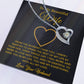 To My Wife Necklace, Gift For Wife, Anniversary Gift For Wife, Necklace For Wife 27_5_Gold
