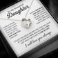 Daughter Necklace, Gift For Daughter, Daughter Birthday Gift, To My Daughter
