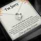 I'm Sorry Necklace Gifts, Apology Gifts For Her, Forgiveness Gift, Wife Gift 6_8