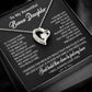 To My Bonus Daughter Necklace, Gift for Bonus Daughter, Step Daughter Birthday 1_10_Black