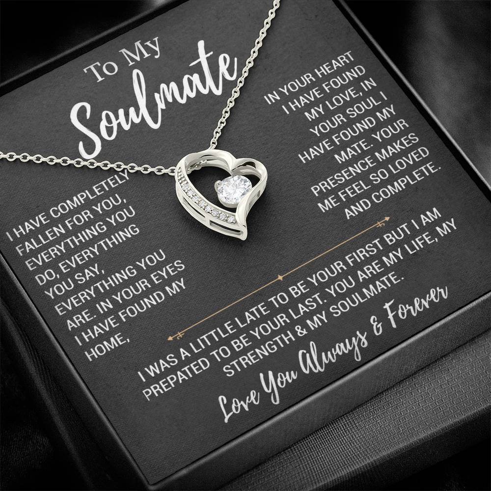To My Soulmate Necklace, Birthday Gifts For Her, Christmas Gift For Soulmate 14_9