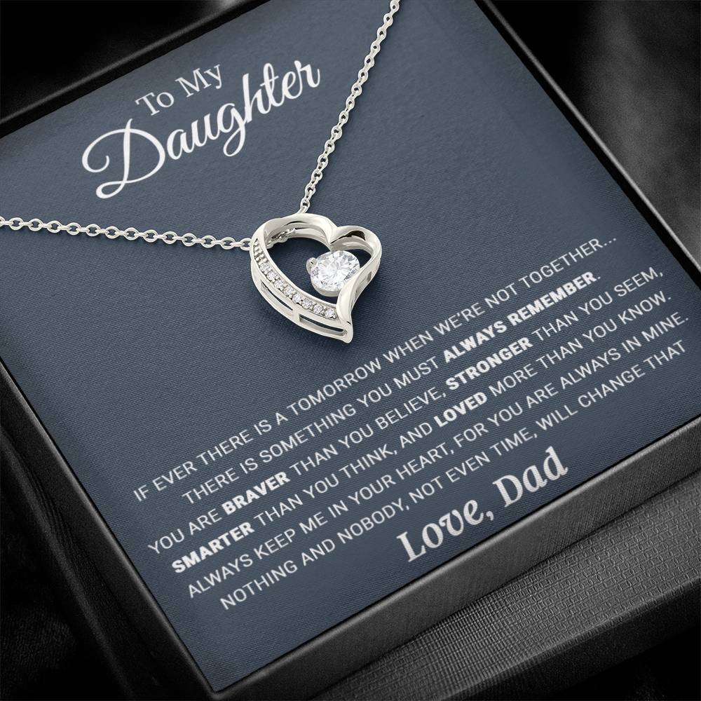 To My Daughter Necklace, Daughter Father Necklace, Daughter Gift From Dad 25_11