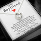 To My Boyfriend Necklace, Birthday Gift from Girlfriend, Anniversary Gift, Valentines Gift