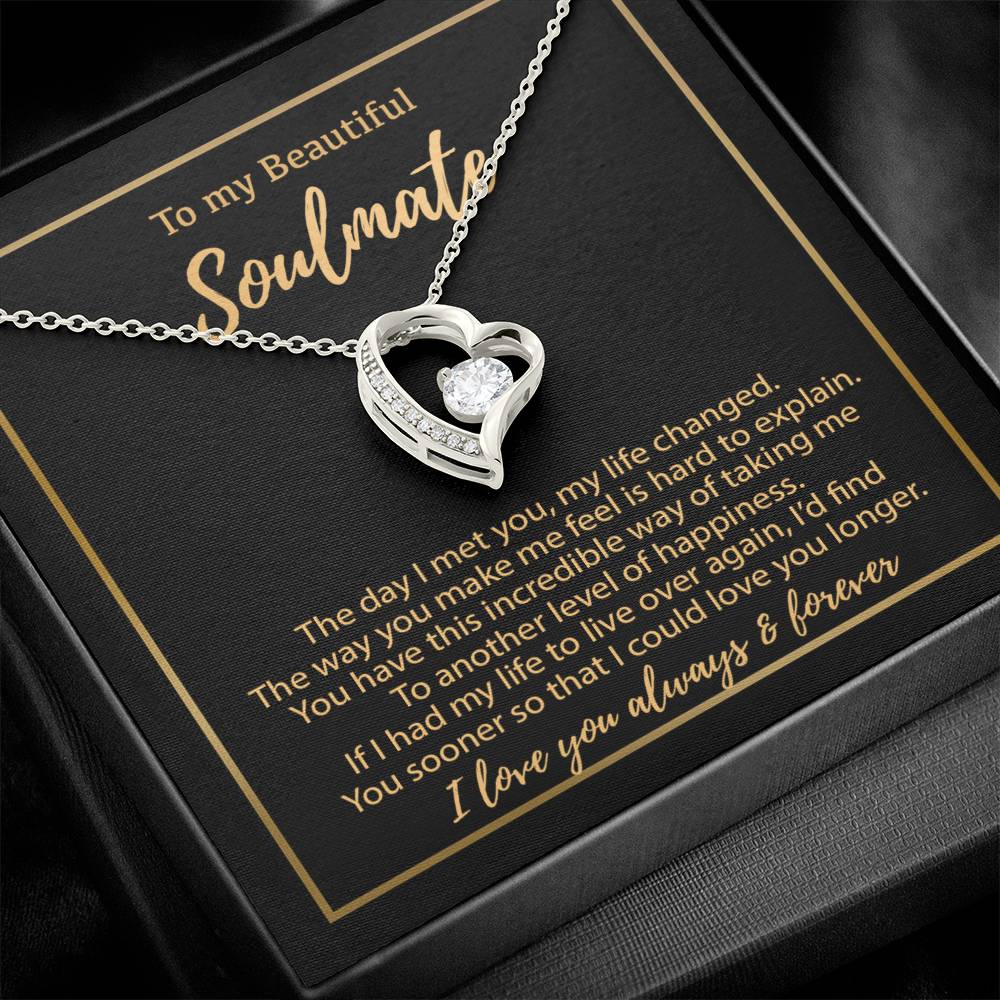 To My Soulmate Necklace,Anniversary, Valentine Gift for Wife, Girlfriend 18_12
