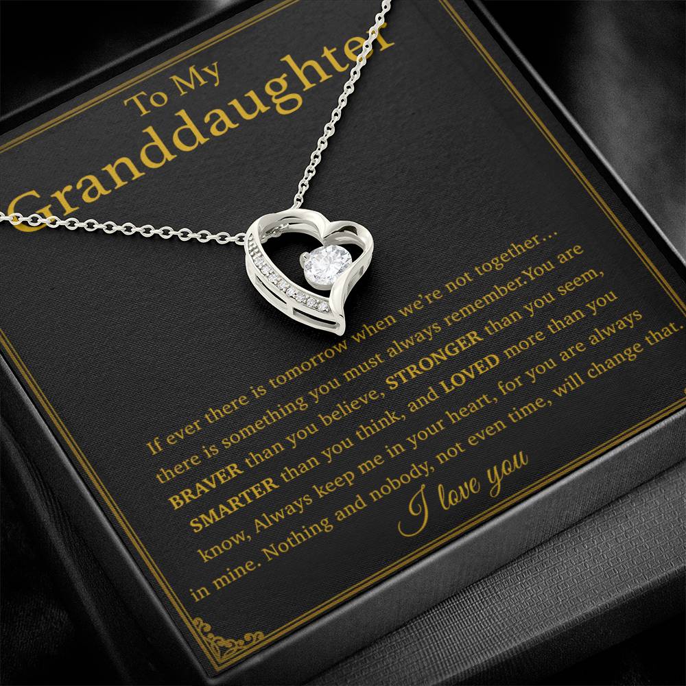 To My Granddaughter Necklace, Birthday Gift For Granddaughter, Birthday Gifts 29_8