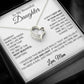 To My Beautiful Daughter Necklace, Sentimental Gift for Daughter From Mom 13_11
