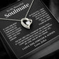 Custom To My Soulmate Necklace Gift For Girlfriend Wife Birthday Gifts Christmas Gifts