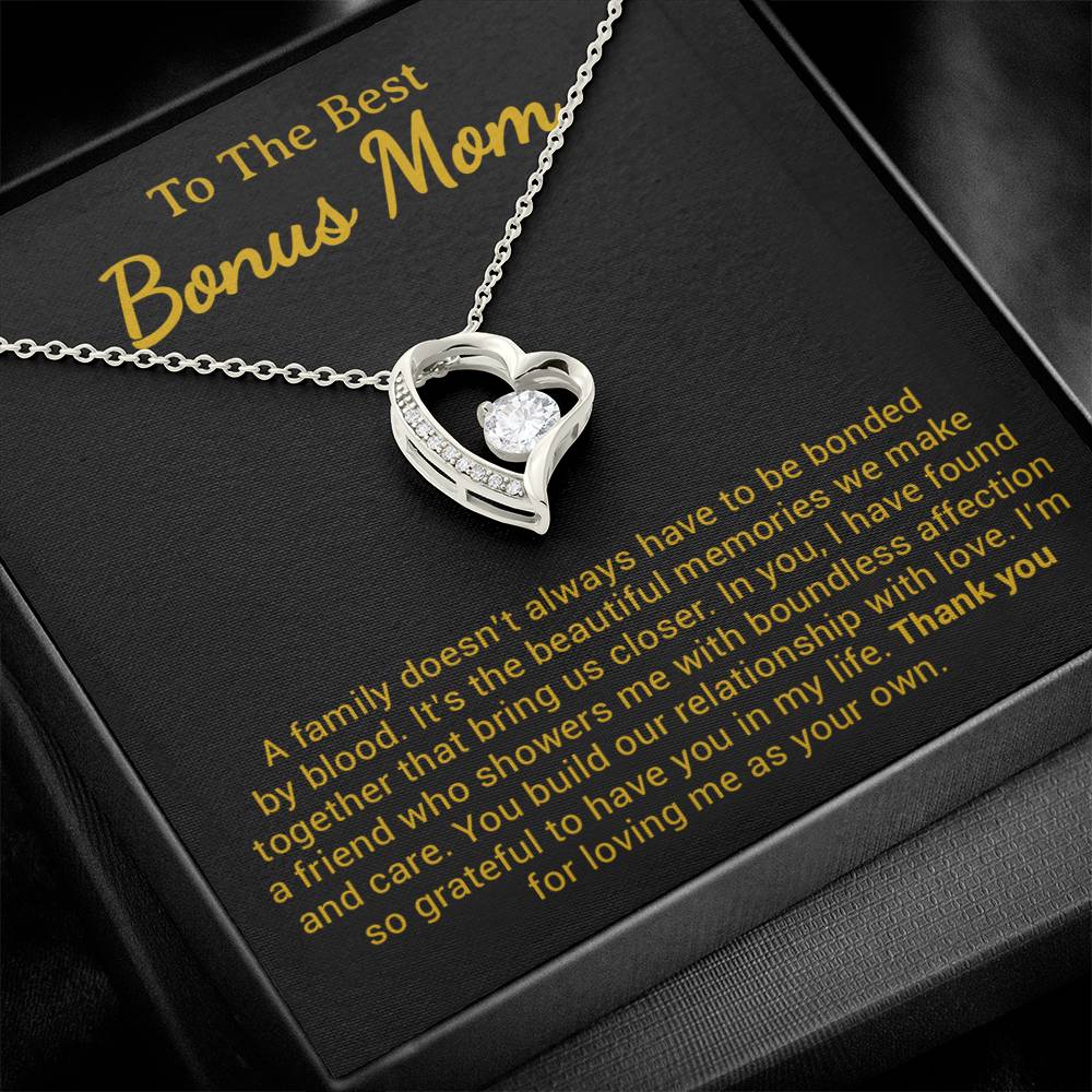 To My Bonus Mom Necklace from Daughter Son, Step Mom Gift, Mother's Day 25_4