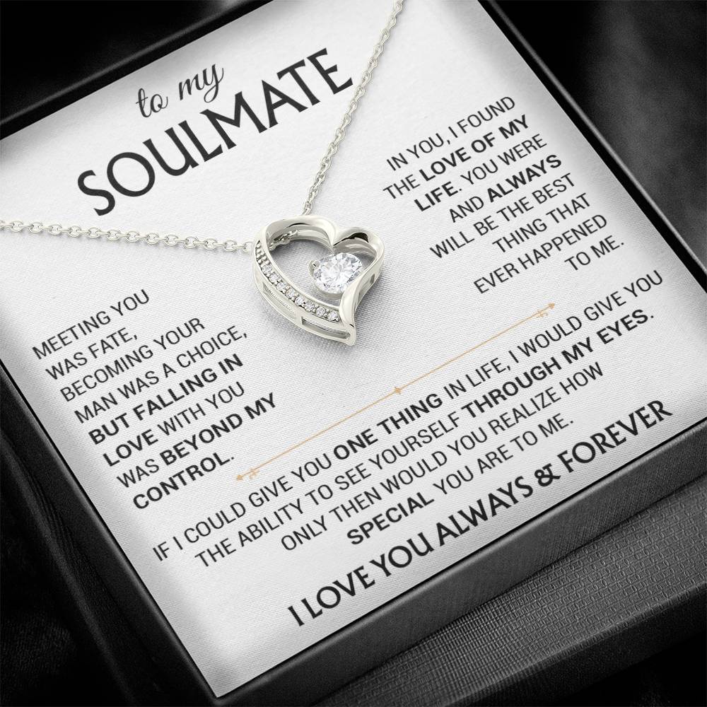 To My Soulmate Necklace, Soulmate Gift, Gift For Girlfriend, Christmas Gift 11_12