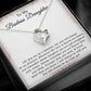 To My Badass Daughter Necklace From Mom, Badass Daughter Gift,  Badass Daughter Necklace