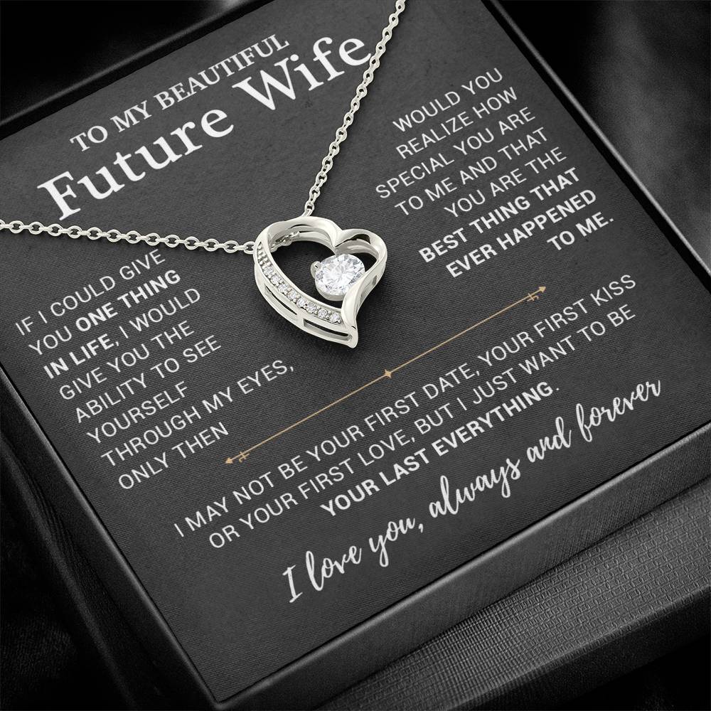 To My Beautiful Future Wife Necklace, Anniversary Birthday Christmas Gift for Her 9_11