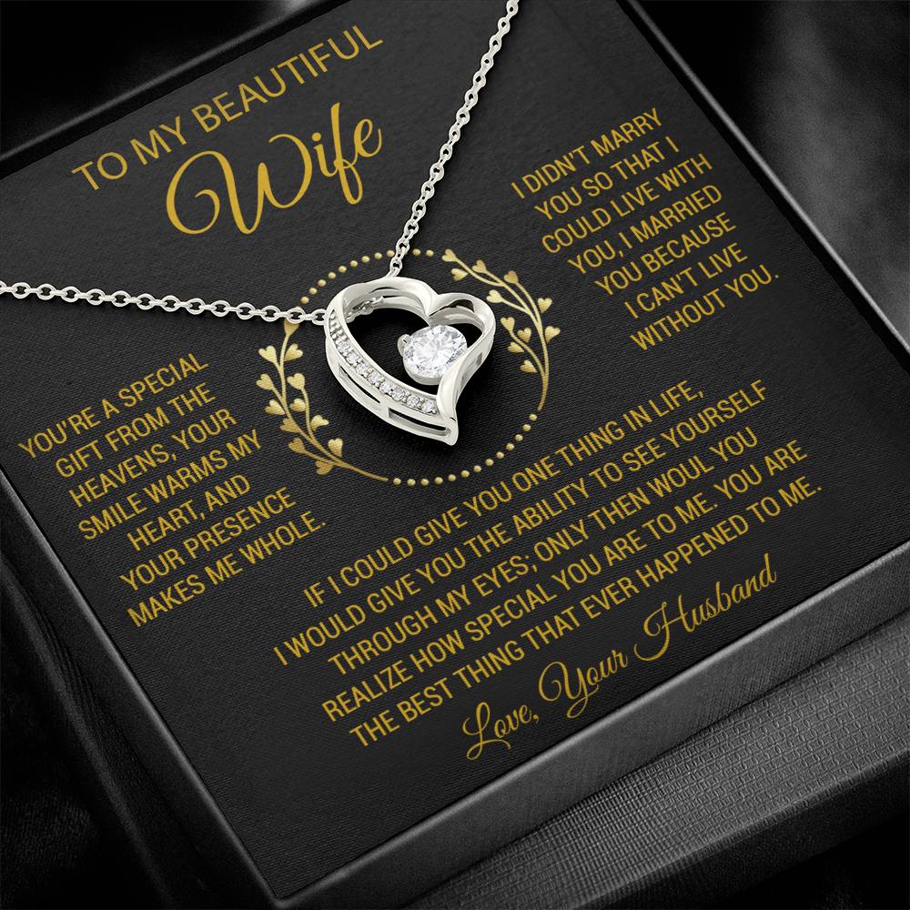 To My Wife Necklace, Anniversary Gift For Wife, Wife Birthday Gift, Gift For Wife 3_6