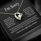 I'm Sorry Necklace Gifts, Apology Gifts For Her, Forgiveness Gift, Wife Gift 28_11