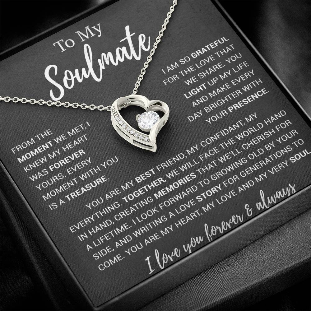 To My Soulmate Necklace, Birthday Gifts For Her, Christmas Gift For Soulmate 30_11