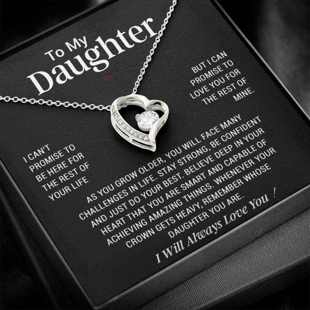 To My Daughter Necklace, Gift For Daughter From Dad, Daughter Father Necklace 4_12
