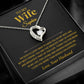 Custom To My Wife Necklace , Anniversary Gift Wife , Valentines Gift for Wife, Christmas Gifts