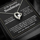 To My Beautiful Soulmate Necklace, Gifts For Girlfriend, Necklace For Girlfriend, Girlfriend Birthday Gift, Gift For Her