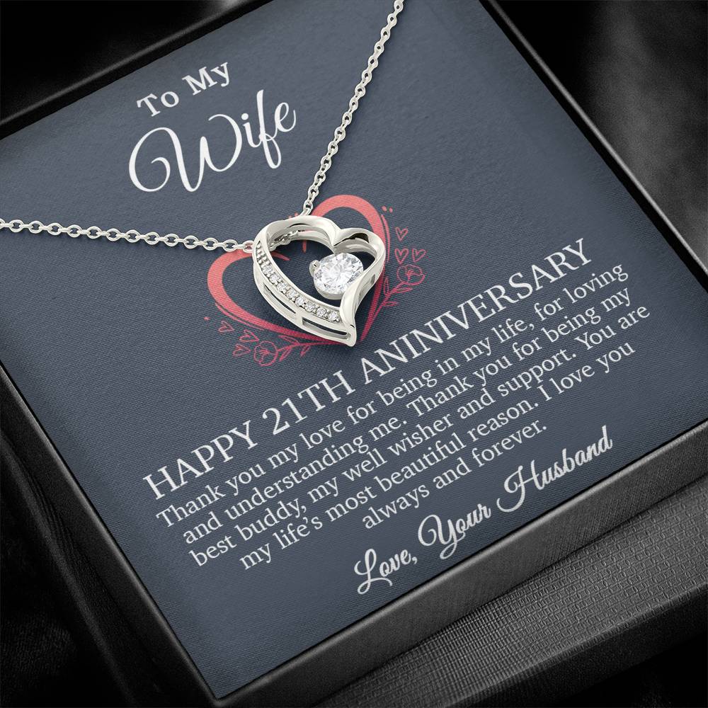 21th Anniversary Gift For Wife, 21 Year Anniversary Gifts, 21th Wedding Anniversary Gift Ideas_Blue
