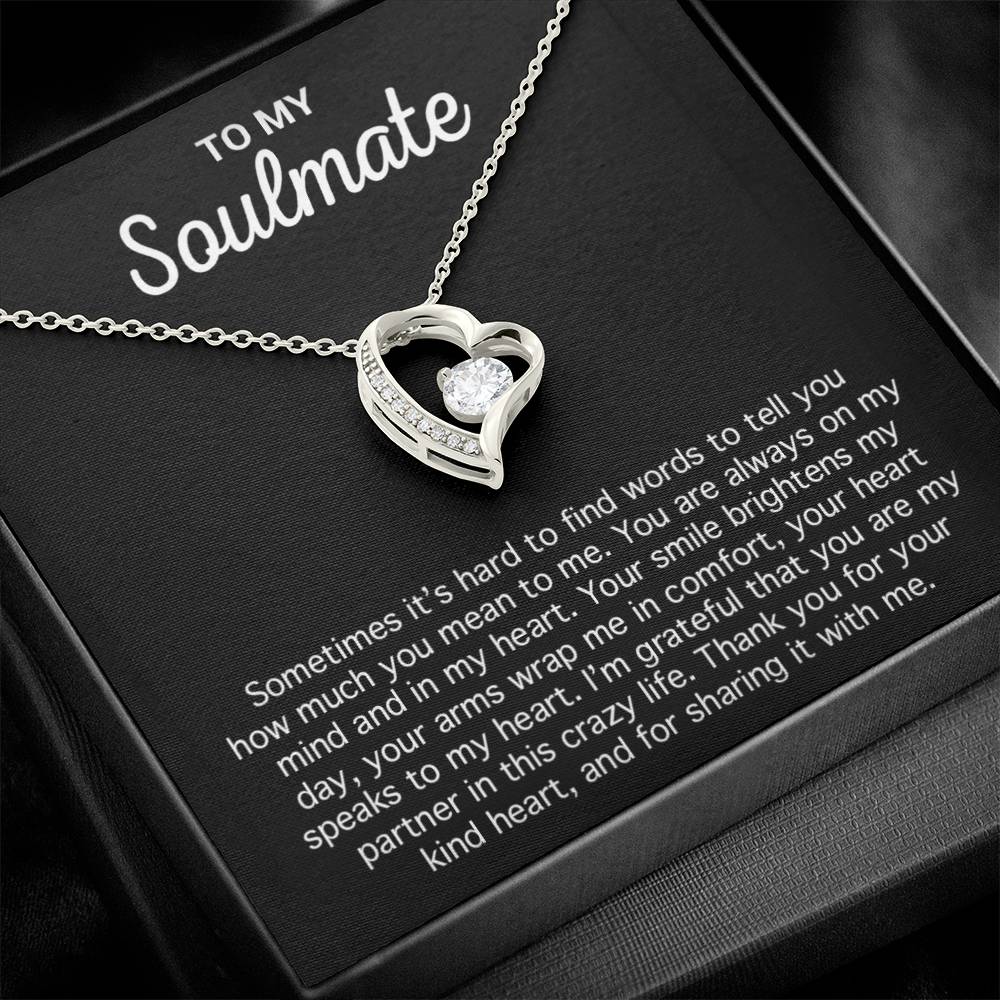 To My Soulmate Necklace, Gift For Wife, Anniversary Gift, Christmas Gift 9_11