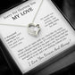 I'm Sorry Necklace Gift, Apology Gift For Her, Forgiveness Gift_White