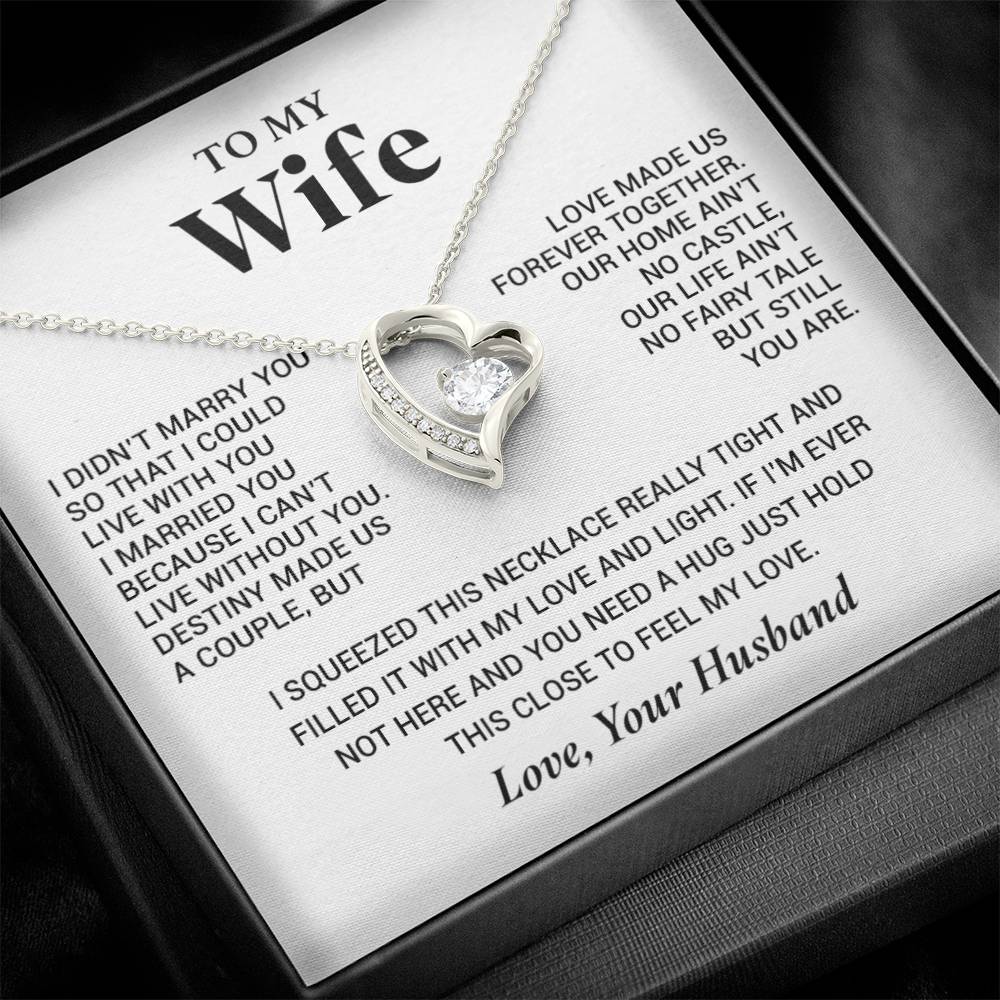 To My Wife Necklace, Anniversary Gift For Wife, Wife Birthday, Gift For Wife 20_9