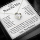 To My Beautiful Wife Necklace, Christmas Gifts For Women, Anniversary Gift For Wife 18_10