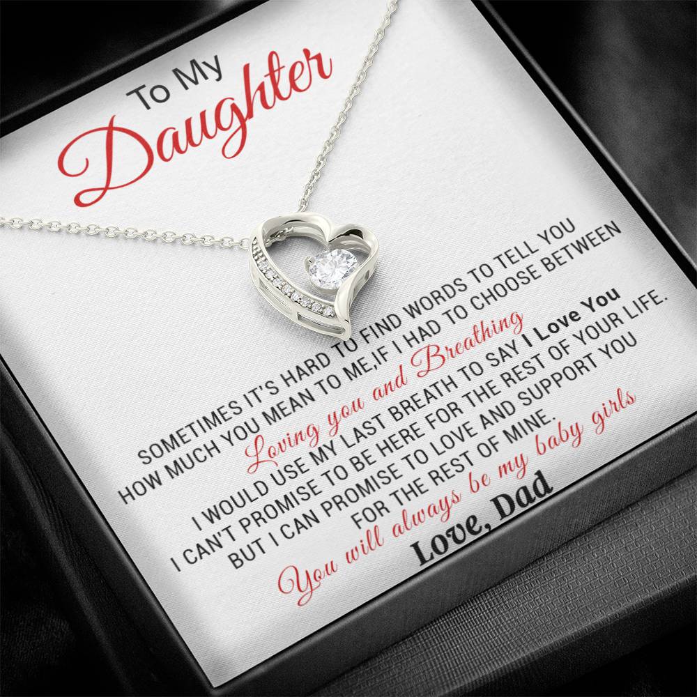 To My Daughter Necklace, Daughter Father Necklace, Daughter Gift from Dad 5_11